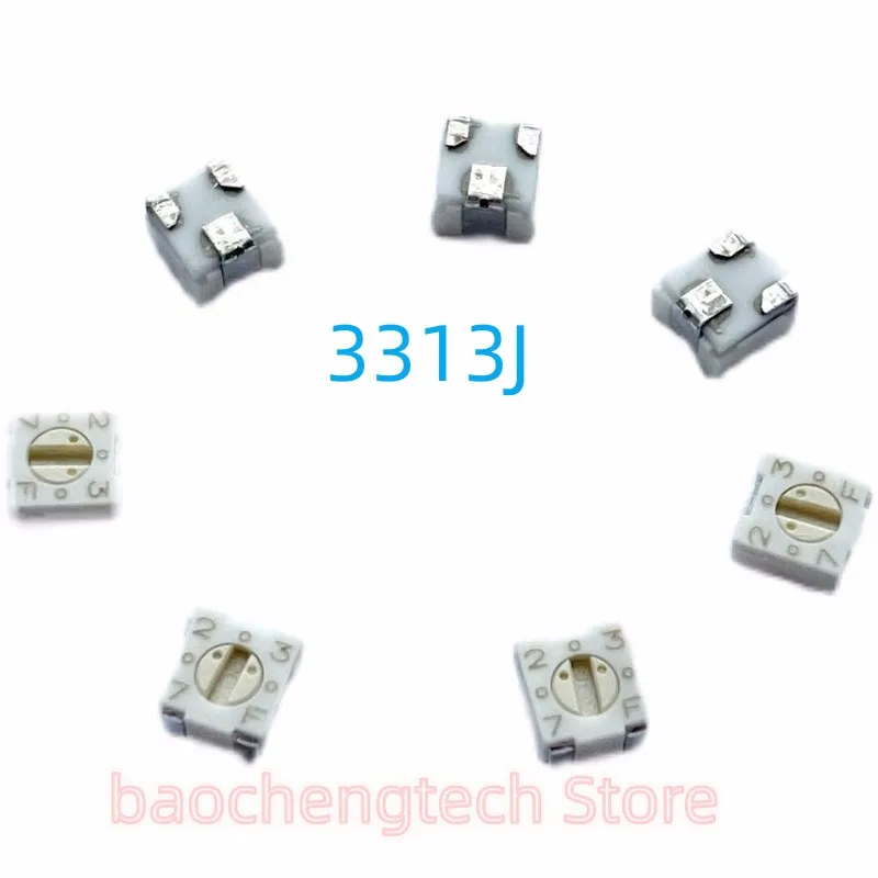 10pcs 3313J 3mm Square Automotive Trimming Potentiometer 10 20 50 100 200 500 Ohm1K 2K 5K 10K 20K 50K 100K 200K 500K 1M 2M