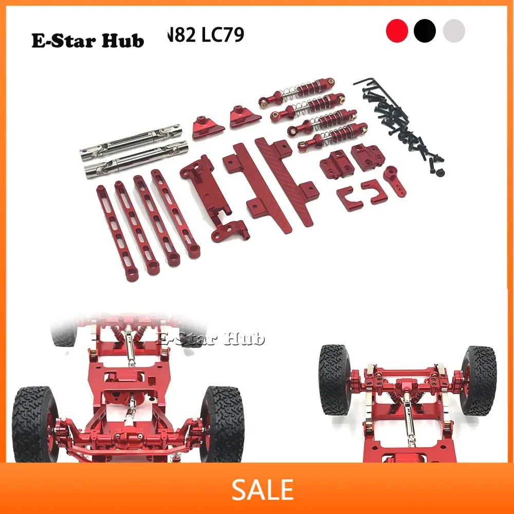 

Transmission Drive Shaft Front Rear Shock Absorber Rod Spare Parts for MN MN82 LC79 Metal Upgrade Parts Kit RC Car Accessories