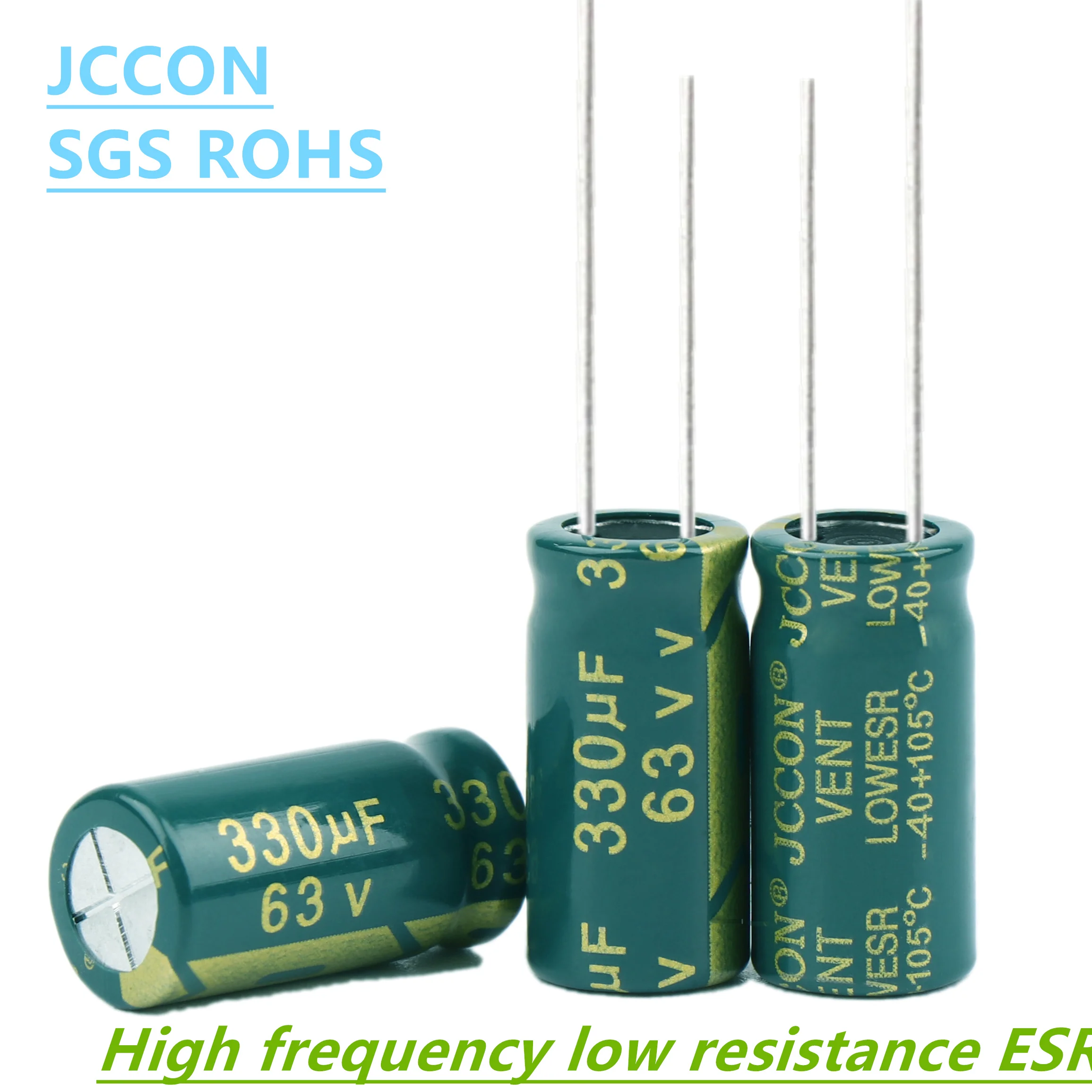 4-50Pcs JCCON Aluminum Electrolytic Capacitor 63v 47uf 100uf 220uf 330uf 470uf 1000uf