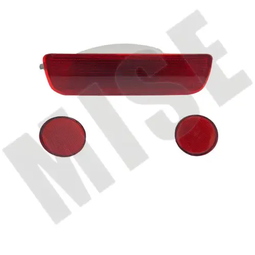 Imagen 2 del producto Para NISSAN DUALIS Qashqai J10 2008 2009 2010 2011 2012 2013 2014 2015 Reflector de parachoques trasero automático luz antiniebla lámpara antiniebla