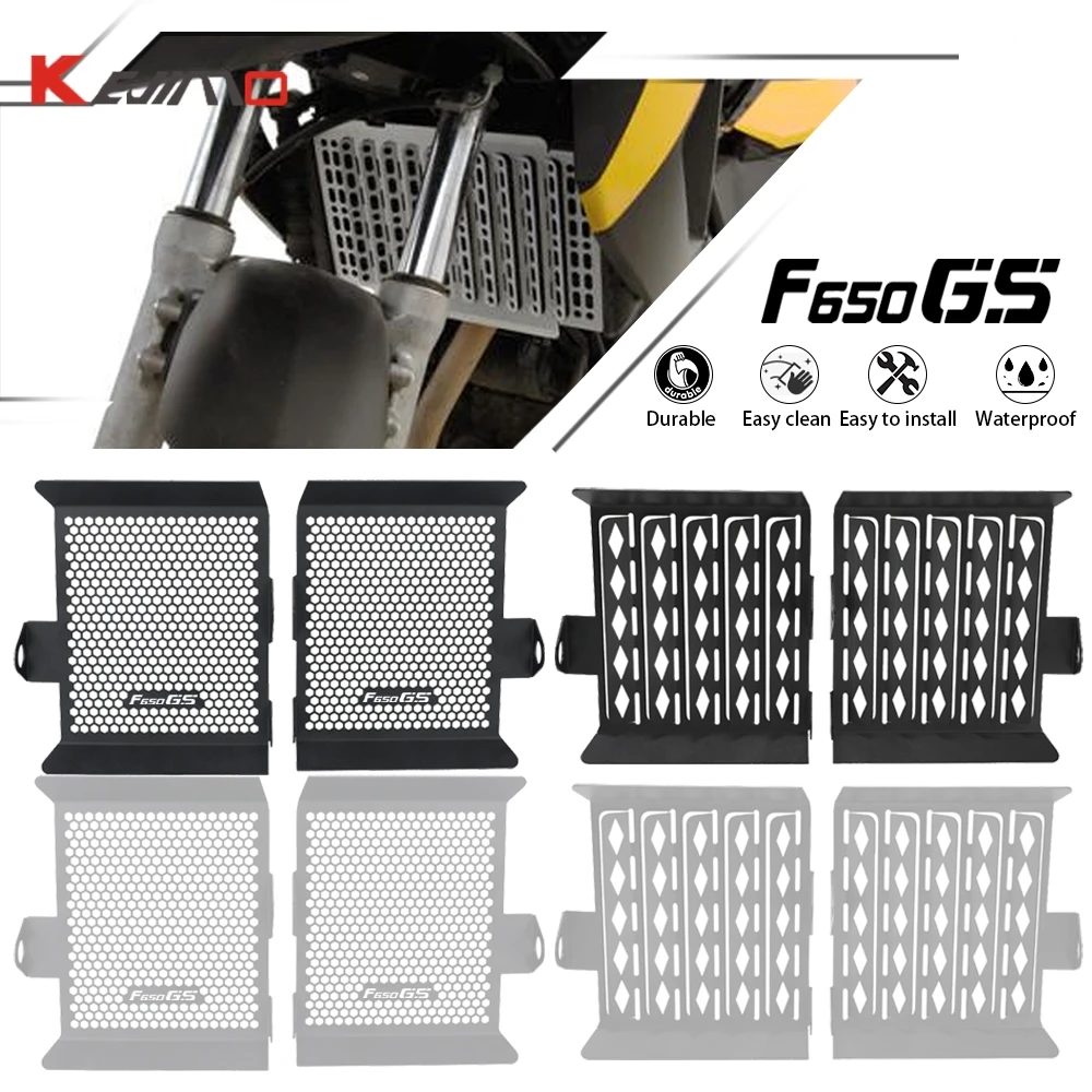 

F650 GS For BMW F650GS Single/Dakar Radiator Guard Radiator Grille Cover 2000-2007 2006 2005 2004 2003 2002 Motorcycle parts