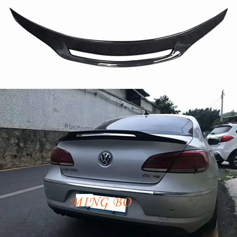 

FOR Volkswagen Passat CC 2009-2018 GT Style Carbon Fiber FRP Rear Spoiler Trunk Wing