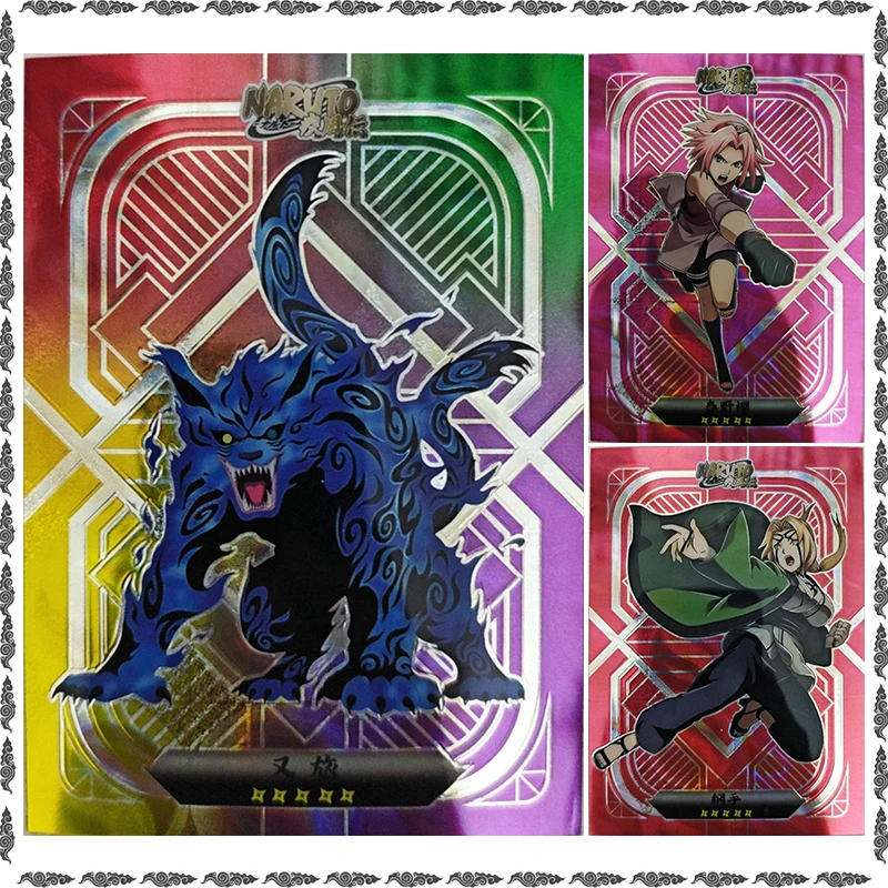 

Anime NARUTO Rare SSP Desktop Battle Game Matatabi Haruno Sakura Tsunade Foil Holographic Collectible Card Birthday Toy Gift