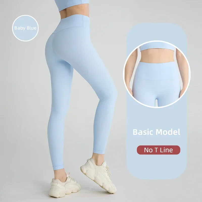 2024 Hot Sale Fitness Lenggings Female Full Length Leggings Running Pants Comfortable And Formfitting Yoga Pants Workout Legging image 3