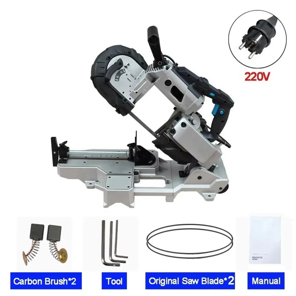 Multifunctional Small Portable Handheld Band Saw Horizontal Cutting Machine For Metal Aluminum Steel Wood