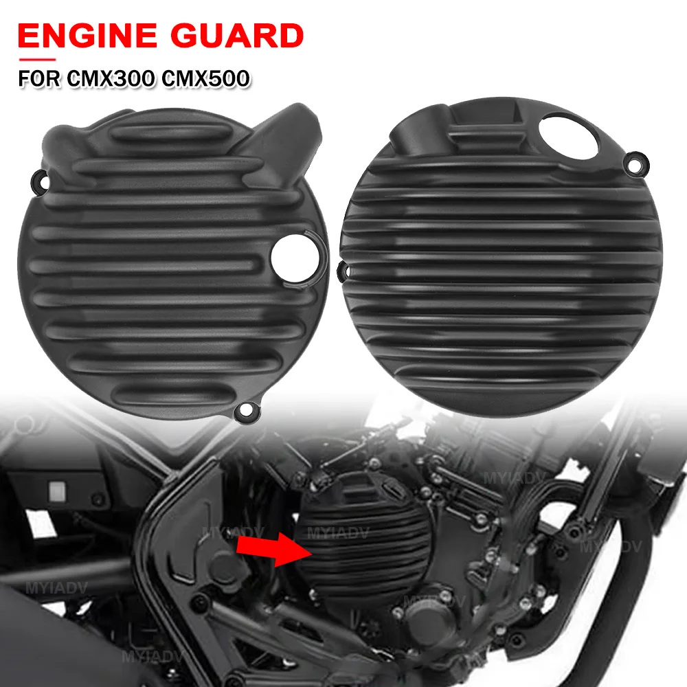 

Motorcycle Engine Cover Protection For Honda Rebel CMX300 CMX500 CMX 300 500 2017-2024 Engine Guard Frame Silder Accessories