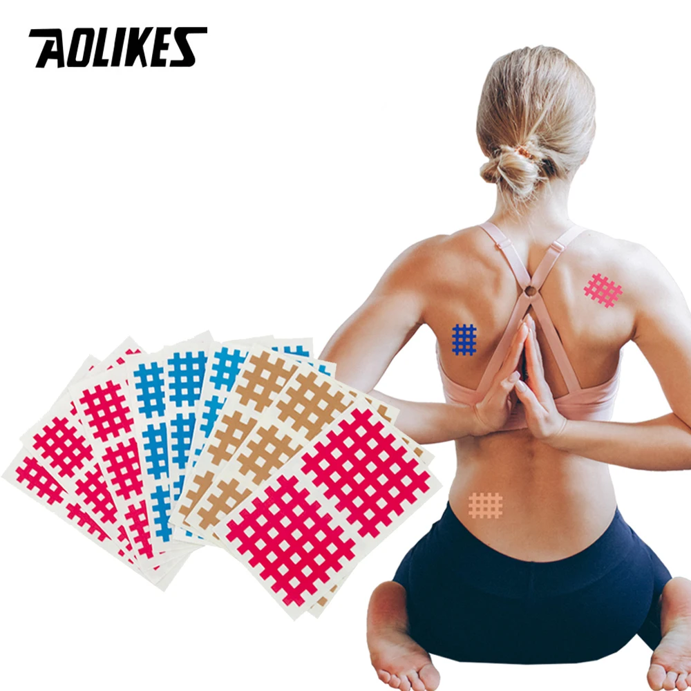 Cross Kinesiology Tape for Face Tapes for Cross puncture Therapy Trigger Points Acupuncture Points, Tense Muscles Sore Joints