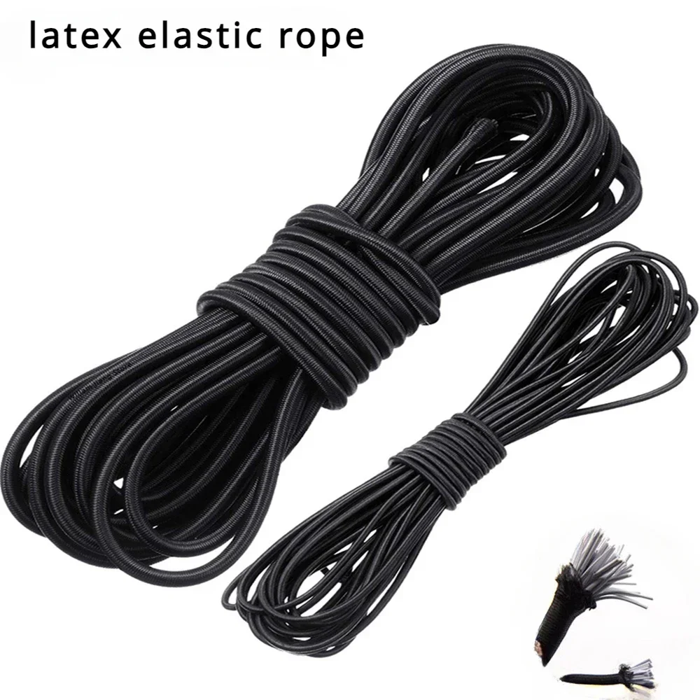 10 Meters Strong Elastic Cord Bungee Shock Cord Elastic Cord for Sewing Accessories Rubber Straps Elastic Trouser Straps Bands