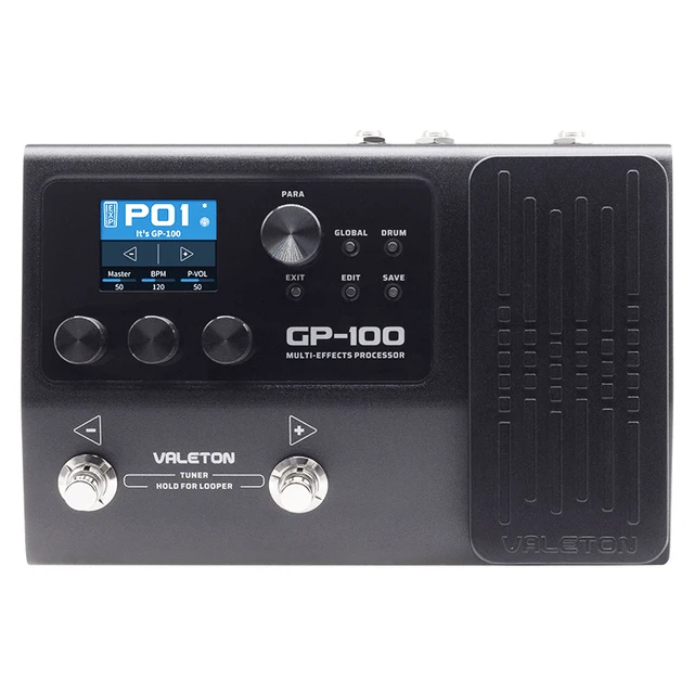Valeton GP-100 Multi Processador de Efeitos de Guitarra, 140