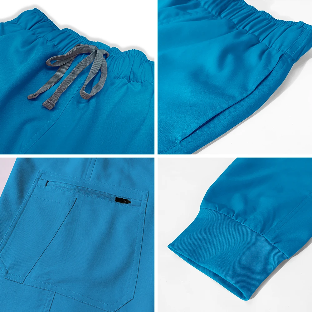 Uniform-clinical Work Wear Elastic Scrub Nurse Beauty Salon Spa Pet Grooming Set Medical Clothing for Women Medical Accessories