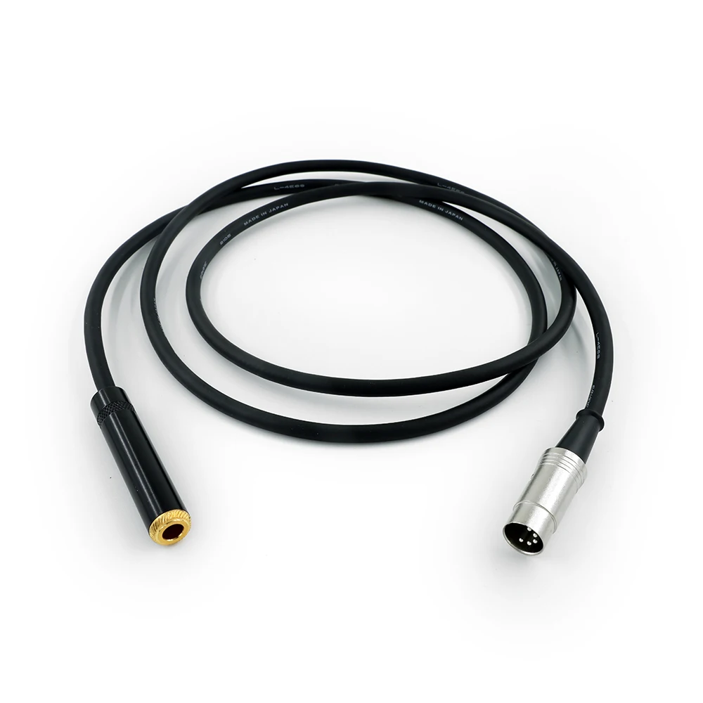 5-Pin DIN Male MIDI to trs 6,35 jack female 6.5 mm Male adapter Plug Audio Cable For  5 Pin DIN5 Cabl sound card mixer