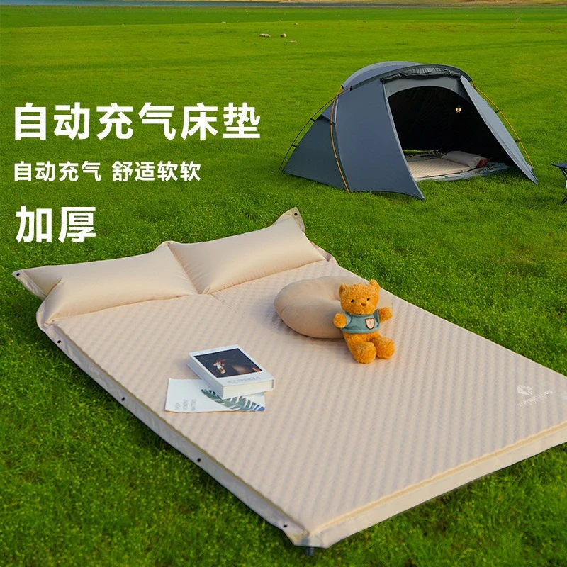 

Sponge Inflatable Mattress Outdoor Portable Camping Floor Shop Tent Inflatable Mattress Automatic Air Mattress Bed Sleeping Matt