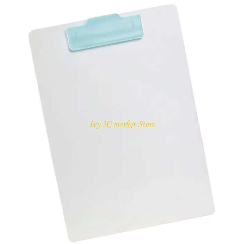D7YC Clipboard with Integrated Paper Clip, Format, and Profile, Writing Board for Meetings, Classwork, Forms, and Note