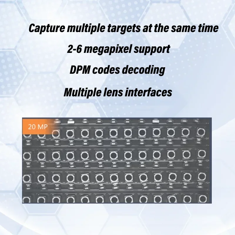 barcode scanner software match line area scan camera industrial producing line DPM codes easy captured