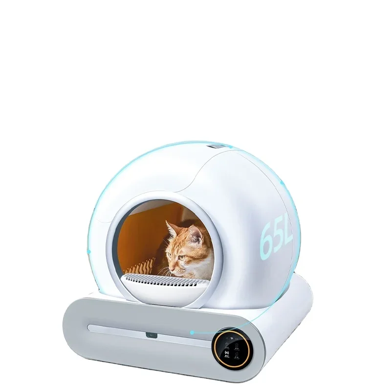 Automatic Cat Litter Box and Accessories Smart App Control Self Cleaning Litter Boxes Cat Sandbox Electronic Pet Toilet