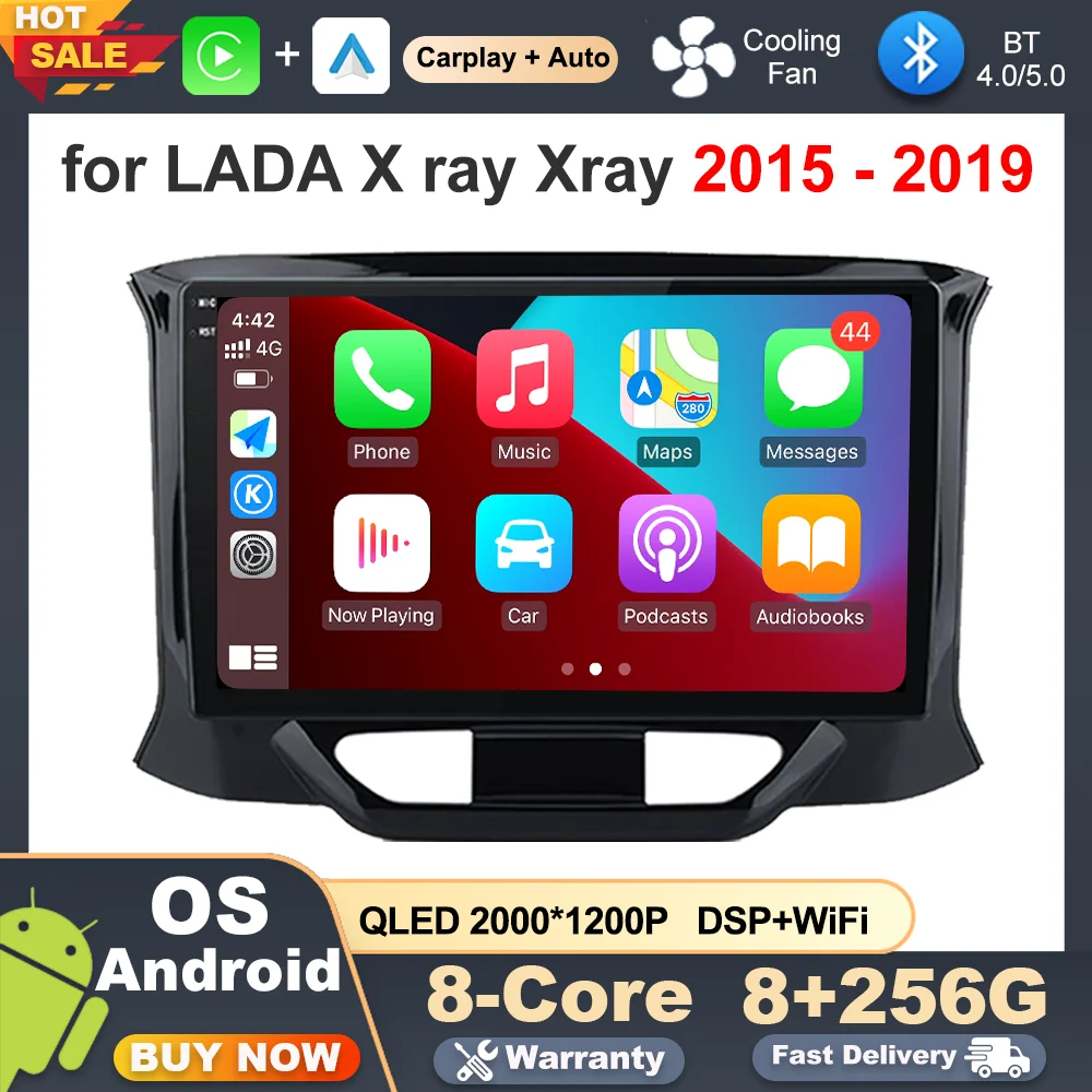 

Car Video Multimedia Player GPS Navi 9 inch Android OS Bluetooth 4G DSP Stereo For LADA X ray Xray 2015 - 2019 Auto Accessories