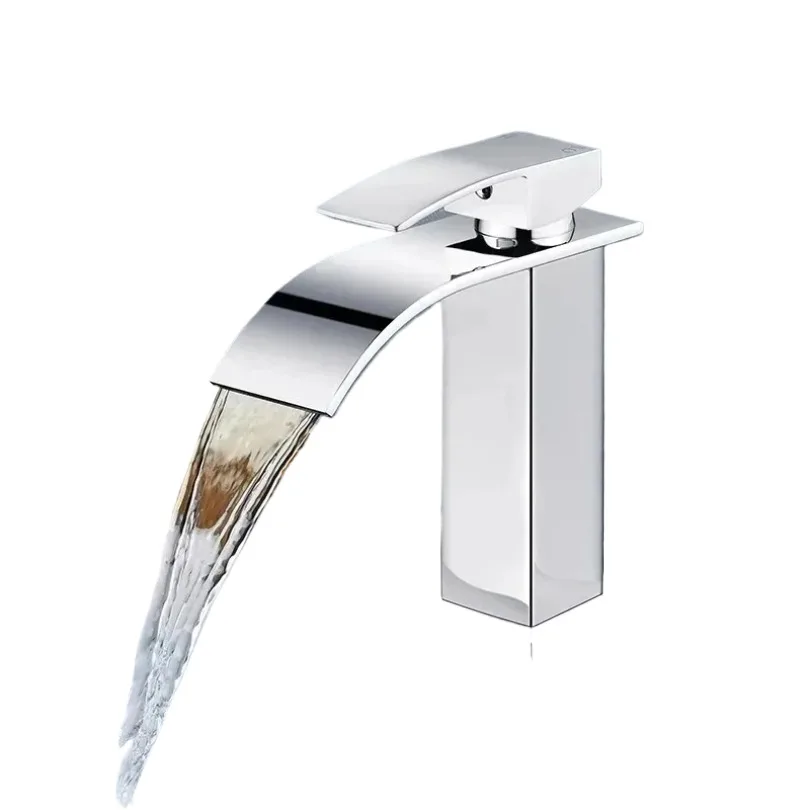 

Смеситель для раковины из нержавеющей стали с высоким и низким изливом, черный, для горячей и холодной воды, для туалета, отеля, ванной комнаты, дома