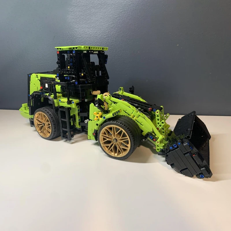 2893pcs MOC CATERPILLAR Wheel Loader Model Building Blocks Construction Idea Birthday Assemble Kids Creative Christmas Gifts Toy