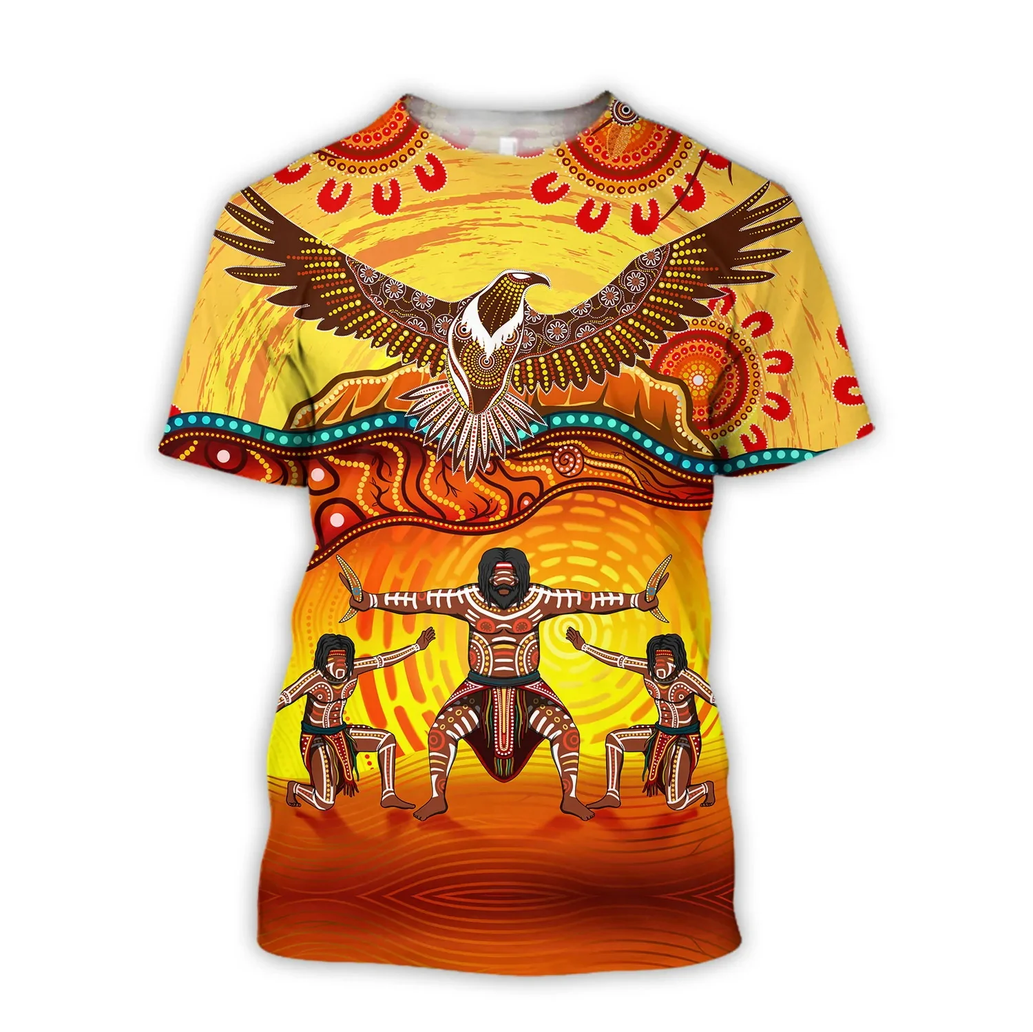 

Summer Unisex t shirt 3D Printed Aboriginal Australia Kangaroo Turtle Lizard T-Shirt Street Trend Wild Unisex Tee shirt 2025