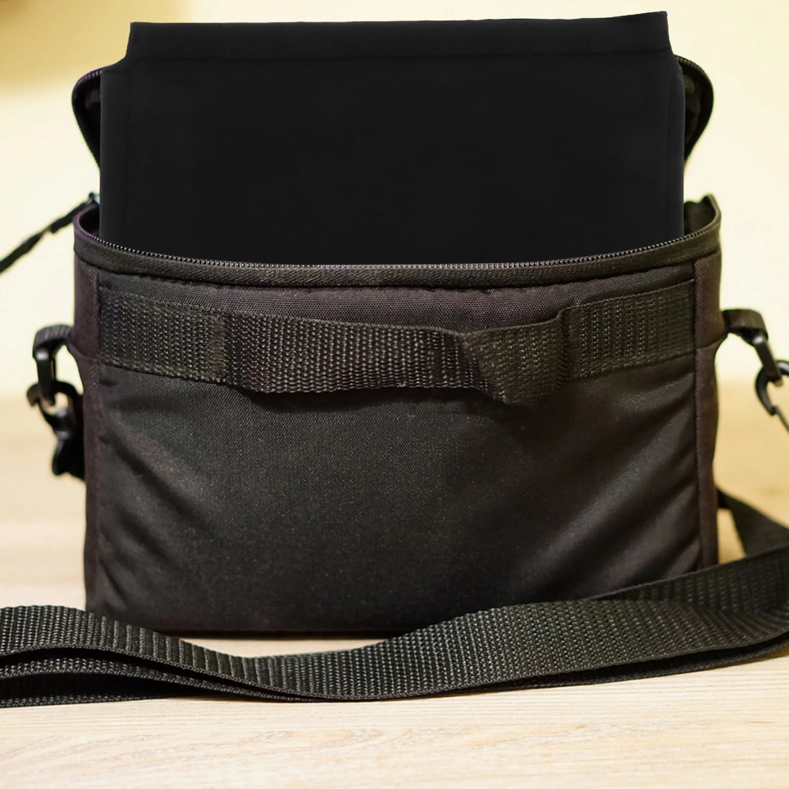 Saco de inserção de câmera à prova de choque divisores ajustáveis estofamento macio viagem ao ar livre fotografia organizador de câmera protetora