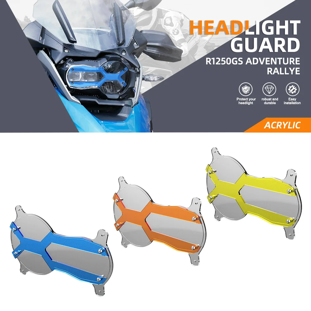 

For BMW R1250GS R 1250 GS ADVENTURE Rallye 2021 2022 2023 2024 Motorcycle Headlight Protector Light Cover Protective Guard