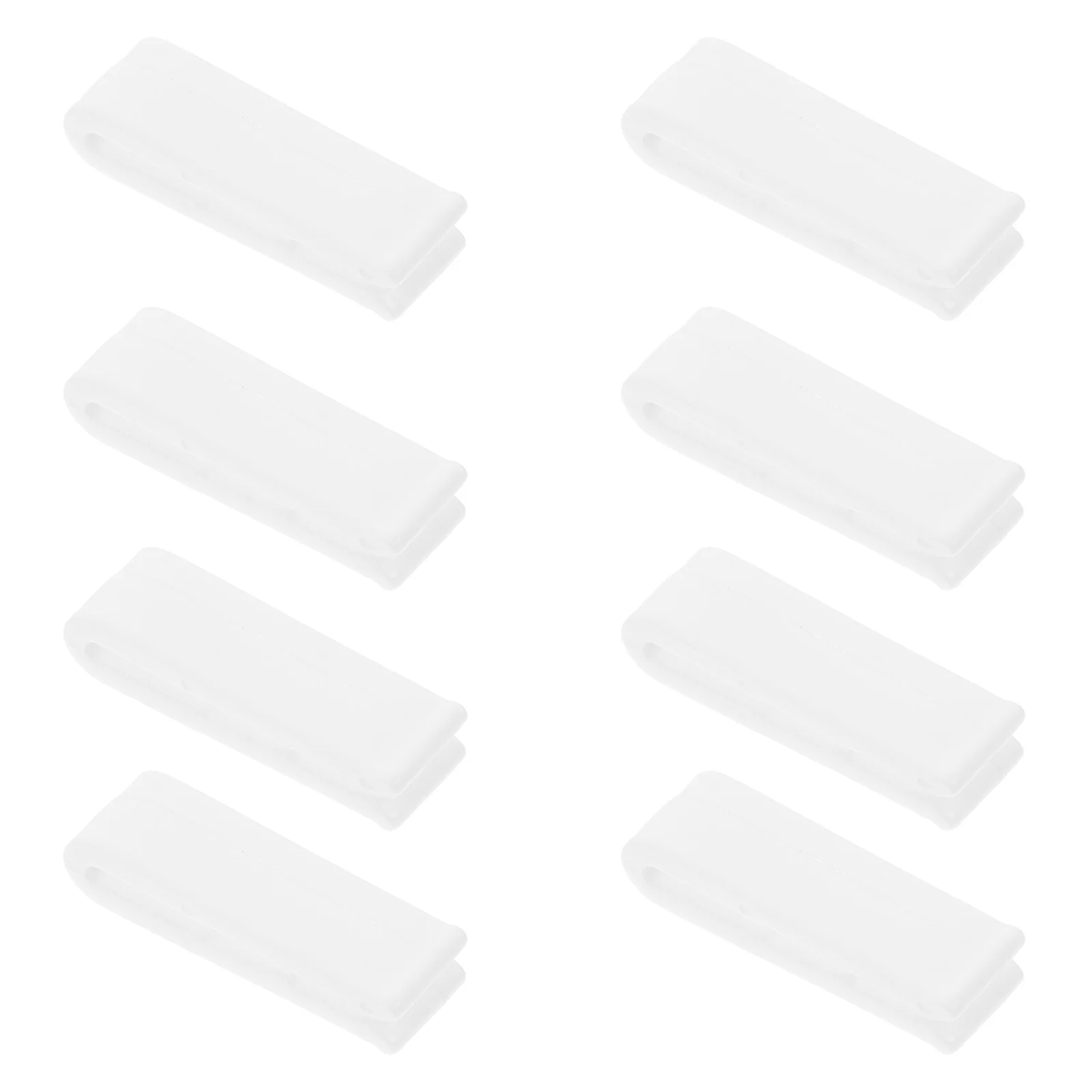 

10 Pcs Compression Bag Sealing Clip Food Clips for Bags Accessories Storage Chips White