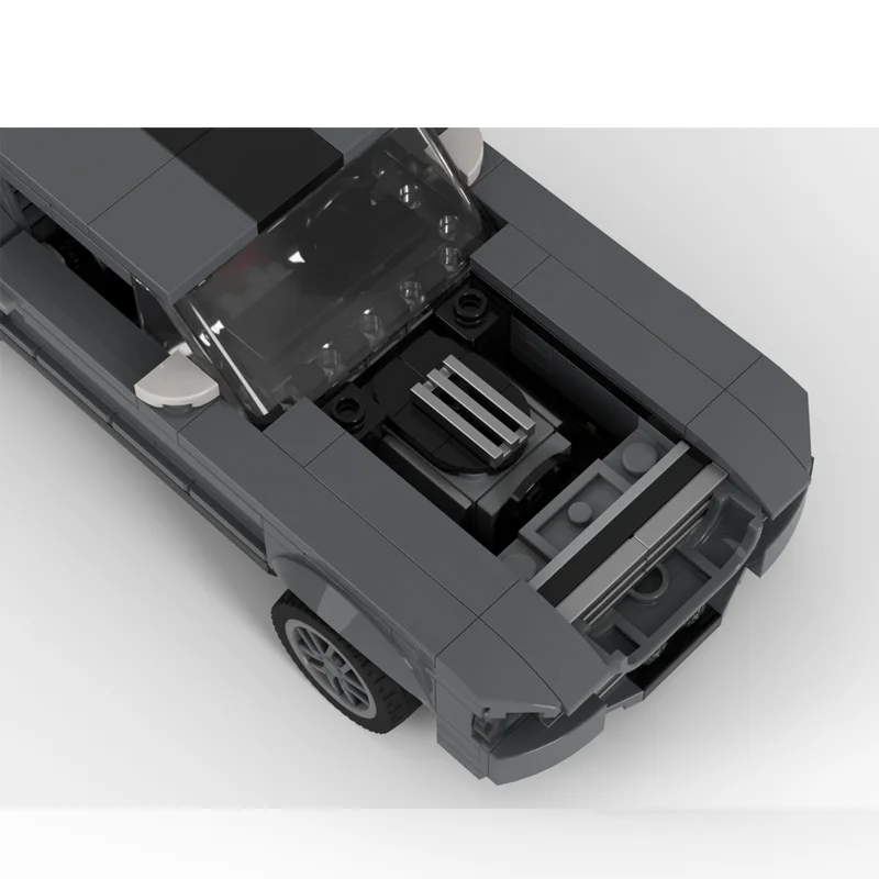 

MOC-207292 New 8w GT500 Racing Car Assembly Stitching Model 377PCS Building Block Parts Kids Building Block Toy Gift