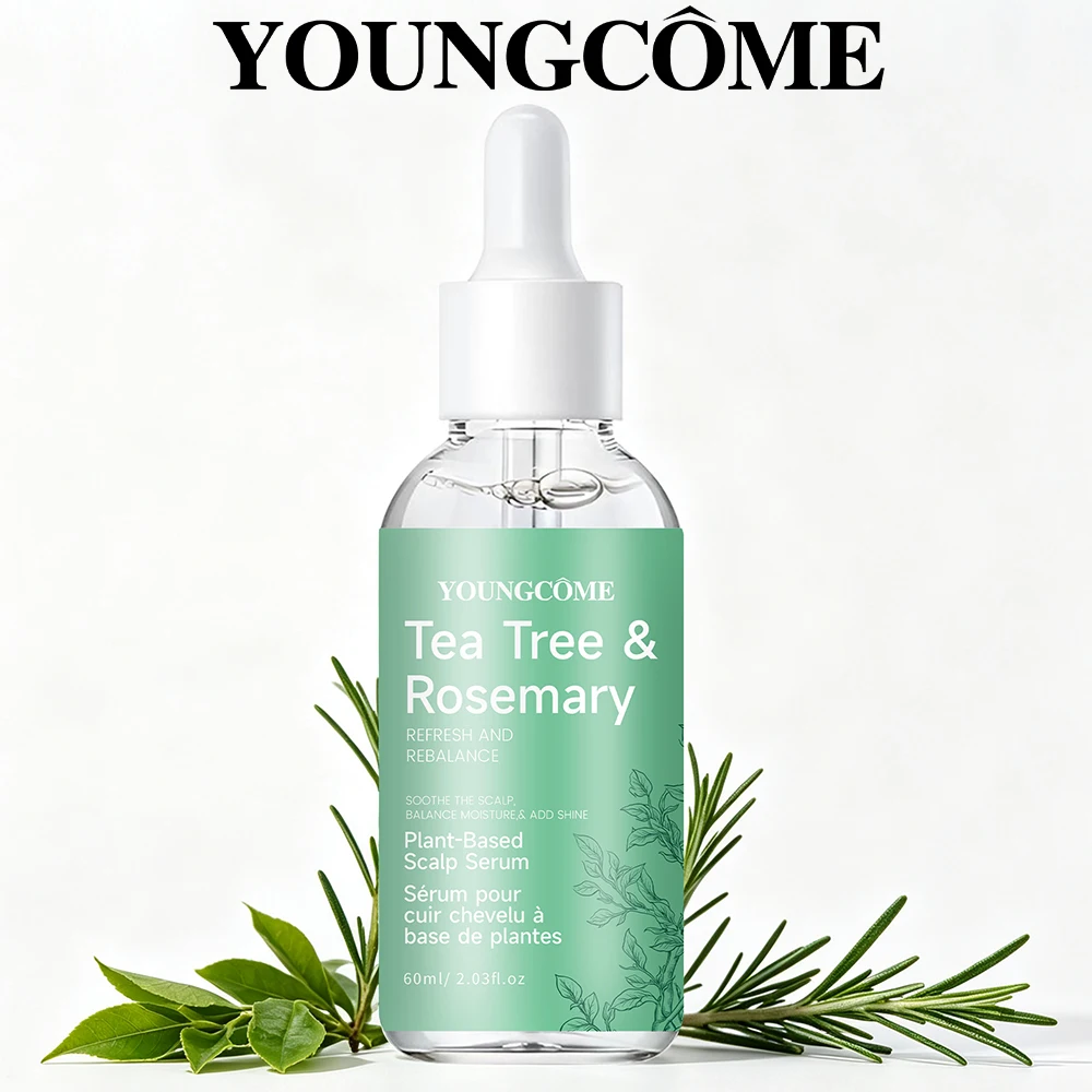 Scalp Serum Hair Care Tea Tree & Rosemary Plant-Based Scalp Serum, Refresh & Rebalance, Soothe Scalp, Balance Moisture