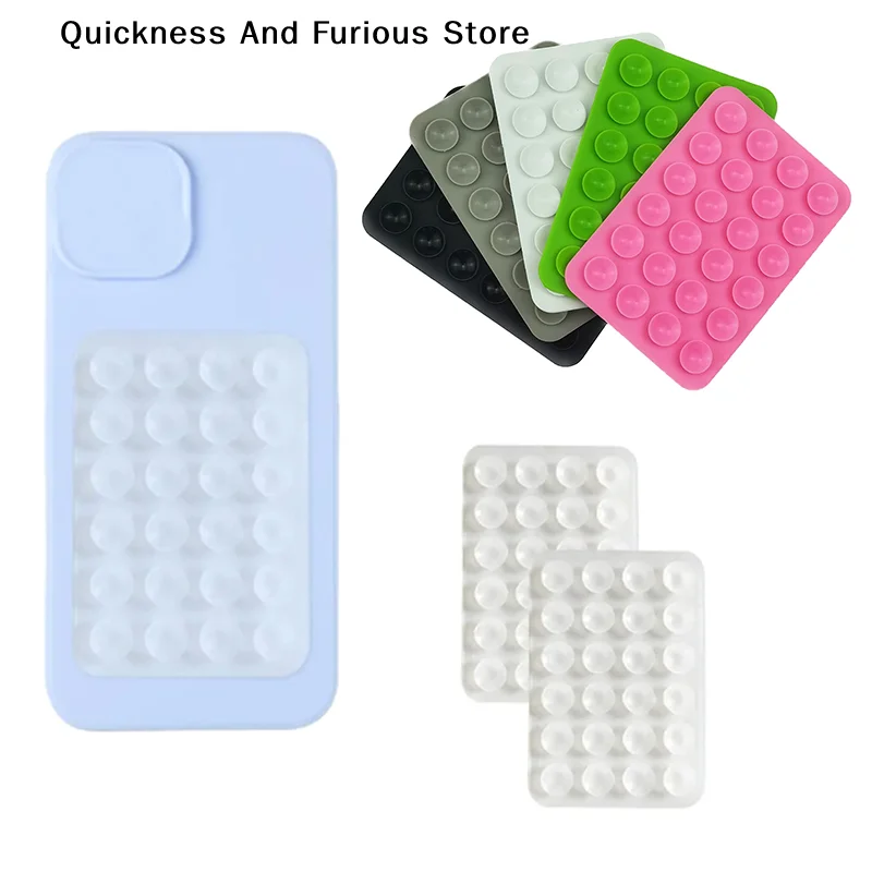

【TO】Double Side Silicone Suction Pad For Mobile Phone Fixture Suction Cup Backed Adhesive Silicone Rubber Sucker Pad For Fixing