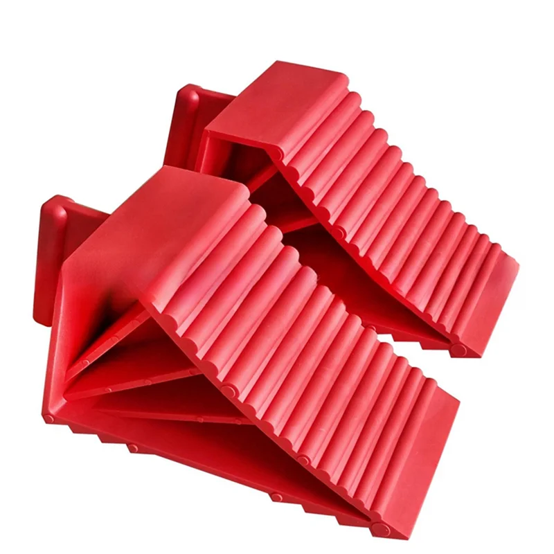 

ABTC-2Pack Wheel Chocks Plastic Heavy Duty, Tire Chocks For Travel Trailers And Trucks