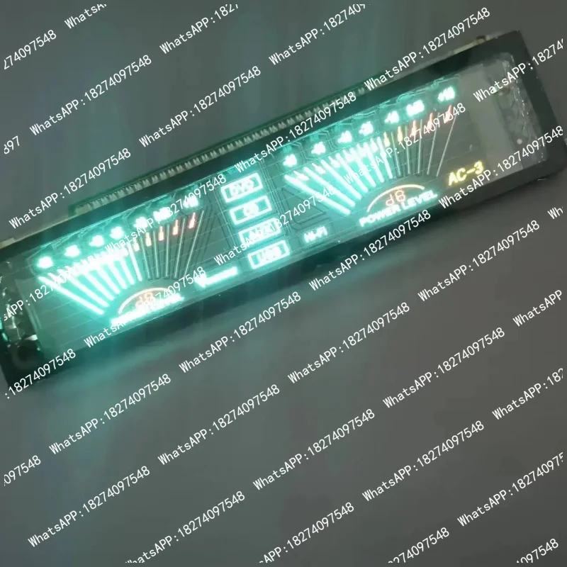 Brightness Multimedia VFD Fluorescent Display Module for Car Audio – Real-time Audio Indicator LCD Module