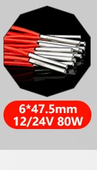 Trianglelab 24V 70W Heizpatrone Rot 6x20mm Mit 100CM Kabel 3D-Drucker für V6 HOTEND Volcano MK8 MK9 CR-10 Ender 3 – Detail 12