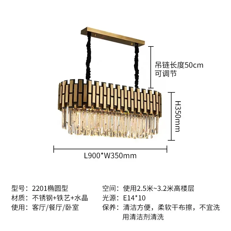 Led Crystal Kroonluchter E14 Bol Ring Kroonluchter Voor Woonkamer Hanglamp Decoratieve Verlichting Stijl Kristallen Kroonluchter