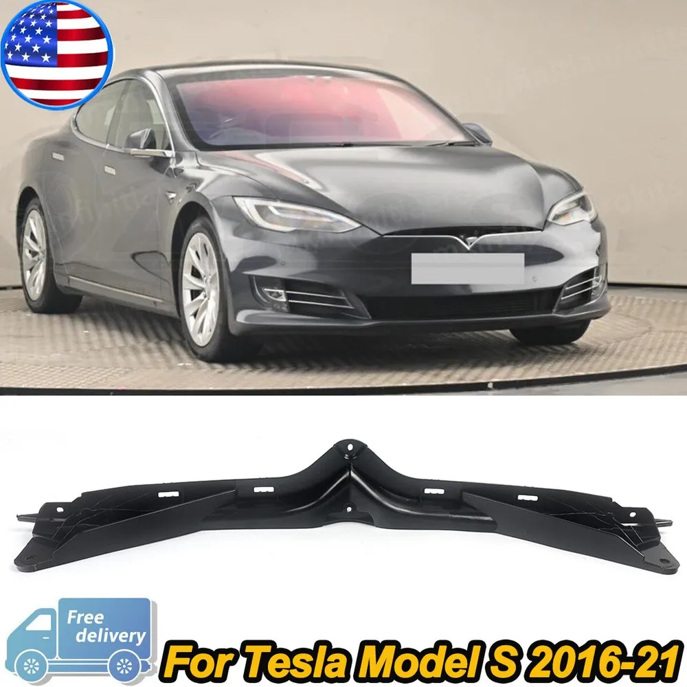 

Front Grille Bracket Fit For Tesla Model S BATTERY EV 2016-2021 Front Bumper Grille Support Bar 1062472-00-F Racing Grills Rack