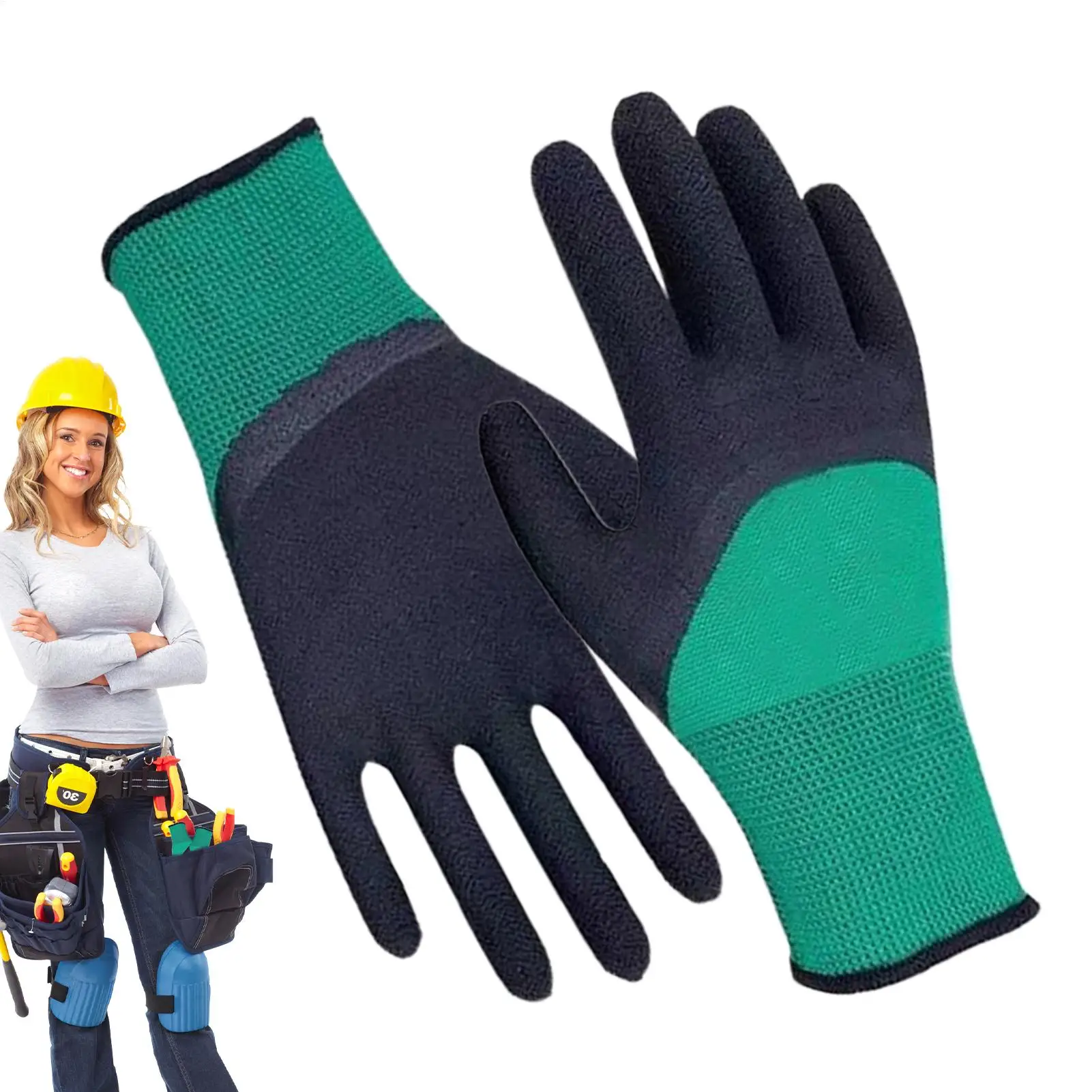 1 pair Womens Gardening Gloves Yard Work Garden Gloves Puncture-Resistant Thorn-Proof Waterproof Tools Indoor/Outdoor Protective
