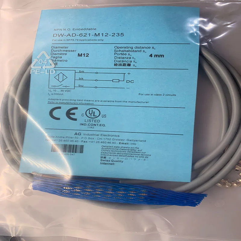 

In Stock New Proximity Switch Sensor DW-AD-621-M12-120-SLX2 High Quality Seller One-year Warranty DHL FEDEX UPS
