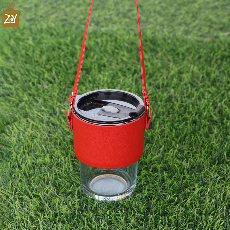 Cangkir kopi genggam kulit PU - Coffee Tea Flask ulasan dan harga