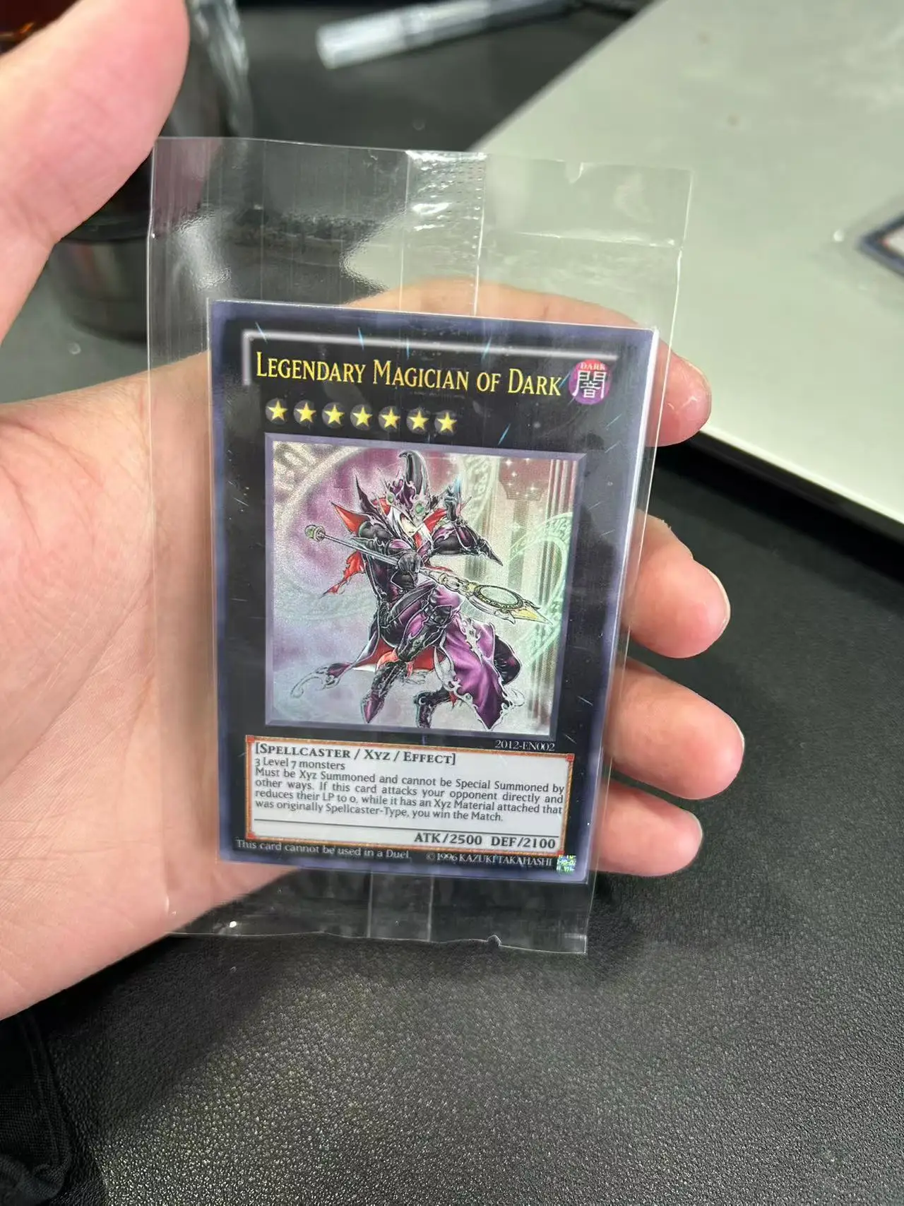 Yu Gi Oh Ultra Rare/UR TCG Legendarny magik ciemności(2012-EN002) Kolekcja angielska dostosuj kartę do gry (nieoryginalna)