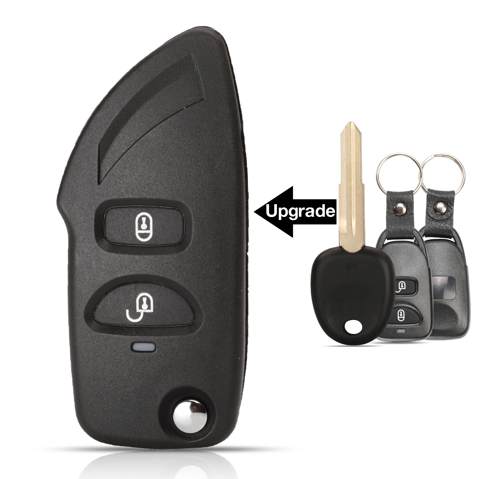 

Чехол jingyuqin, обновленный модифицированный чехол для автомобильного ключа для Hyundai Coupe Galloper Tucson Elantra kia Morning Visto Cerato Rio