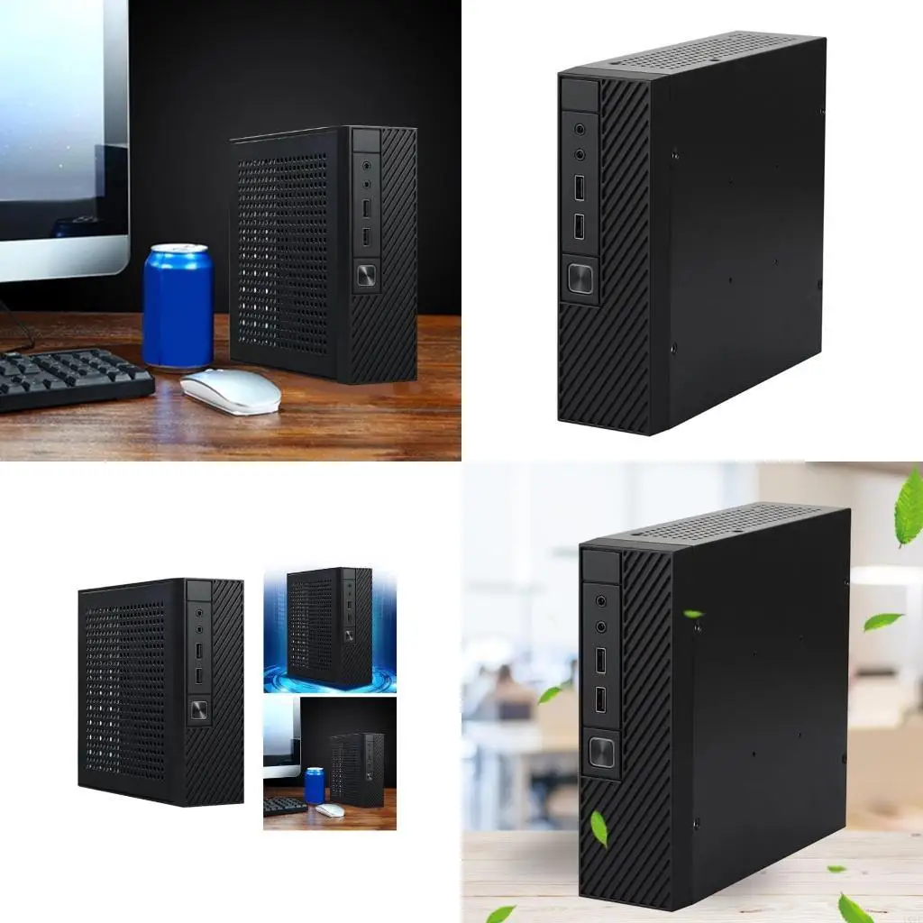 

4X7E Mini-ITX HTPC для корпуса сервера мониторинга Корпус промышленного управляющего компьютера для