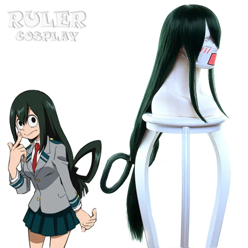 

2025 12 [без стиля] Master ASUI tsuyu темно-зеленая длинная повязка для волос парик для косплея 445a