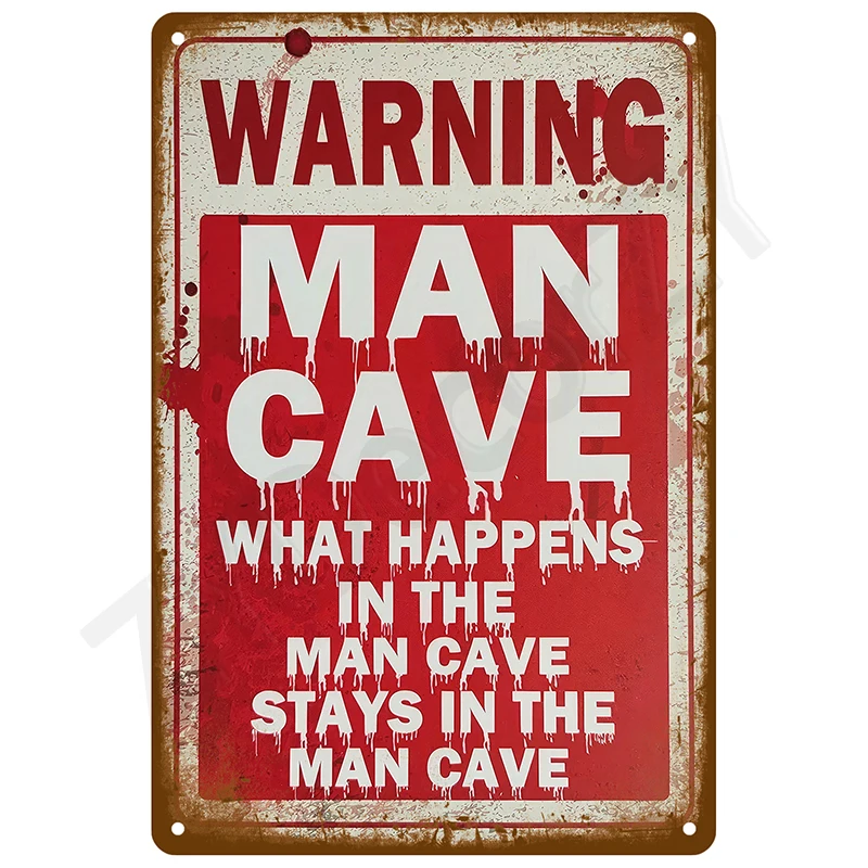 Vintage Metal Signs Plates Tin Sign Posters Man Cave Bar Retro Wall Art Mural Outdoor House Bathroom Home Room Decorations Decor image 19