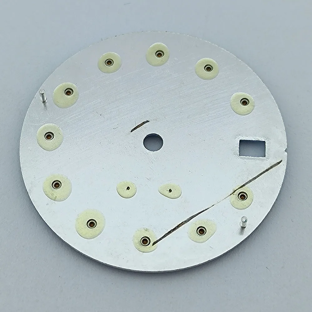 watch dial N H35 Diamond Dial Pearl Shell Dial Custom logo 28.5mm Suitable for N H35/N H36 Movement Watch Repair Tools