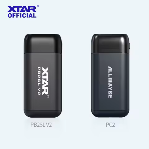 XTAR PB2SL Battery Charger 18650 21700 20700 Rechargable Li-ion Batteries DIY Power Bank Portable Charger QC3.0 Fast Charger