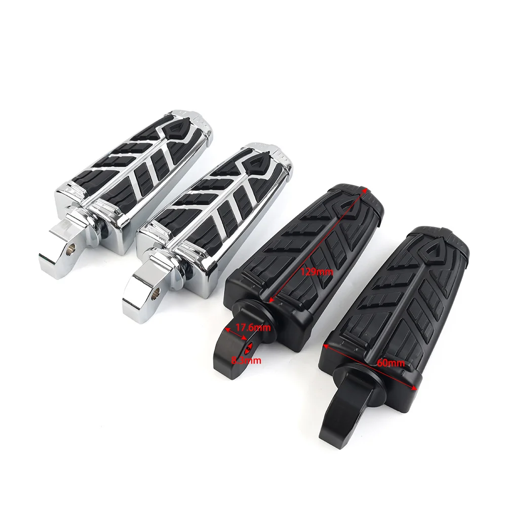 1Pair Motorcycle Front Foot Pegs Footrests Pedals For Indian Scout 2015-2023 For Scout Bobber 2018