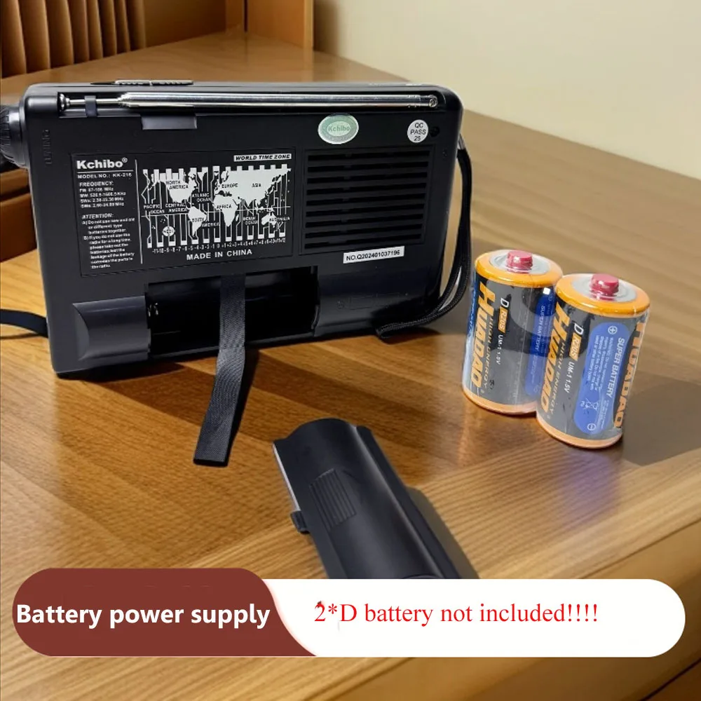 มินิแบบพกพาวิทยุความไวแสงสูง FM MW SW1-18 DSP วิทยุ HD ความถี่ตัวบ่งชี้หน้าต่างเสาอากาศยาวพิเศษ