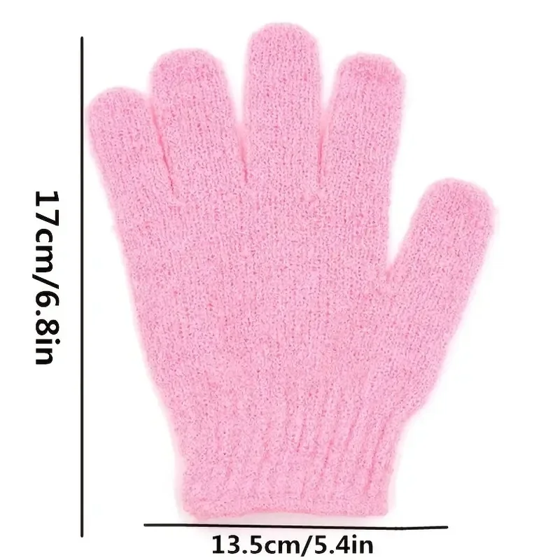 Exfoliating Shower Gloves Body Scrub Exfoliating Gloves Foam Gentle Massage Clean Dead Skin Smooth Skin Available for Men Women