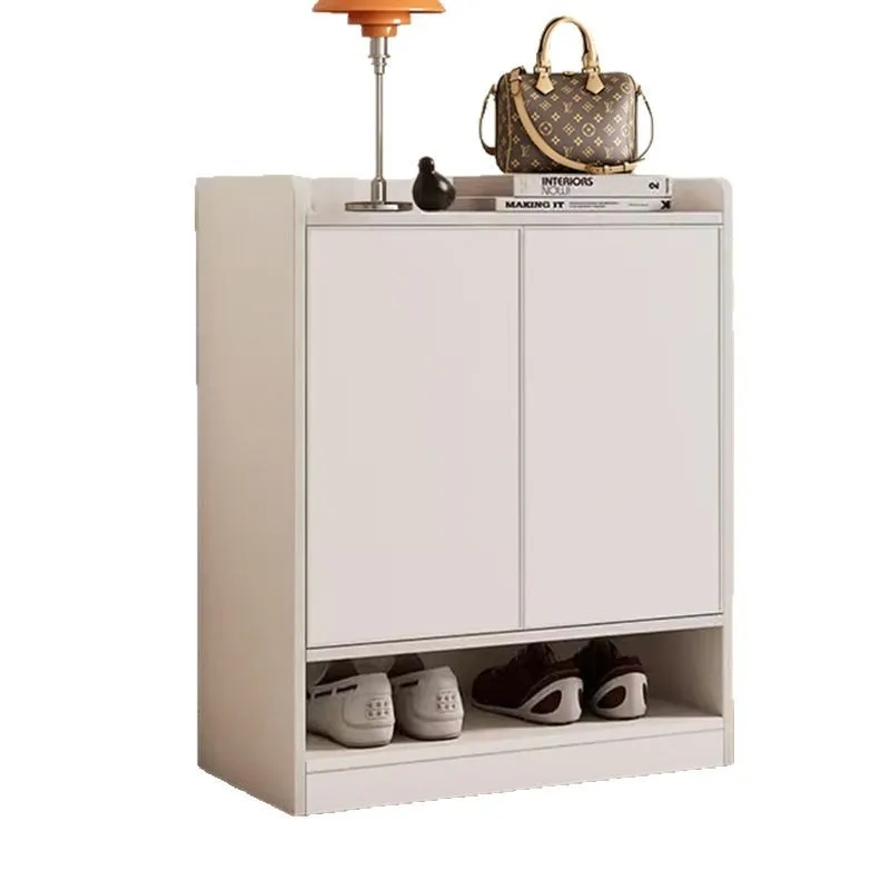 

cream metal shoe cabinet home doorway aluminum honeycomb storage