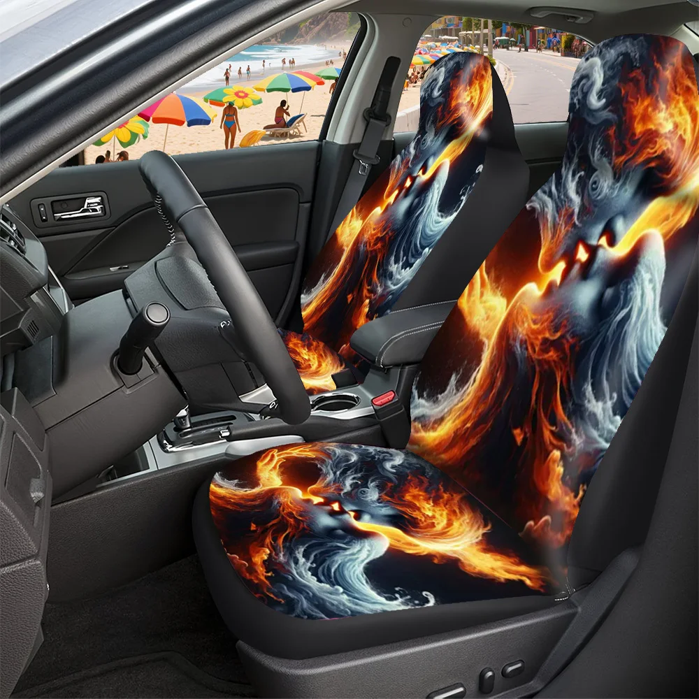 Fit Car Seat Covers For SUV & Sedan - Breathable Washable All-Season Protection, Non-Slip Bottom & Airbag Compatible, Easy Insta