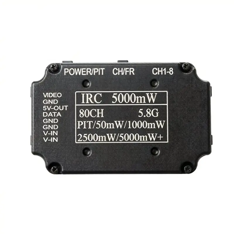 Delicate Texture-For FPV Long Range RC Drone 5.8G 5W VTX 80CH 5000Mw Video Audio Transmitter NTSC/PAL 7-36V